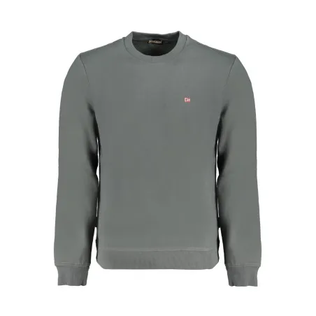 SWEAT-SHIRT SANS FERMETURE ÉCLAIR POUR HOMME NAPAPIJRI VERT - NAPAPIJRI