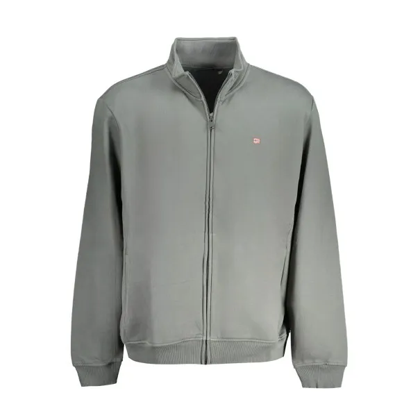 SWEAT-SHIRT ZIPPÉ NAPAPIJRI VERT POUR HOMME - NAPAPIJRI