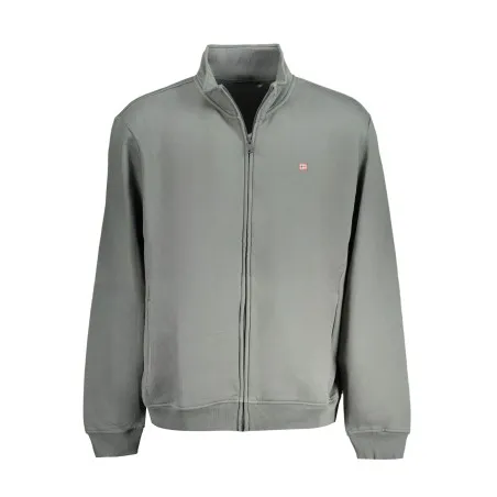 SWEAT-SHIRT ZIPPÉ NAPAPIJRI VERT POUR HOMME - NAPAPIJRI