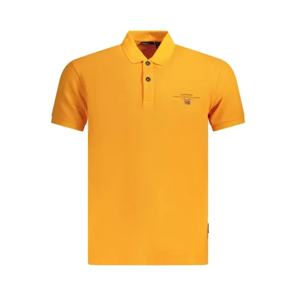 NAPAPIJRI POLO MANCHES COURTES HOMME ORANGE - NAPAPIJRI