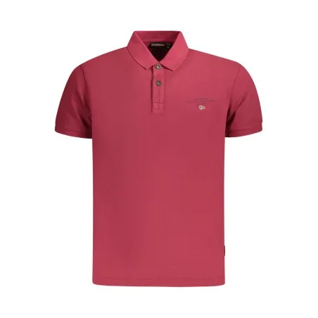 POLO À MANCHES COURTES POUR HOMME NAPAPIJRI ROUGE - NAPAPIJRI