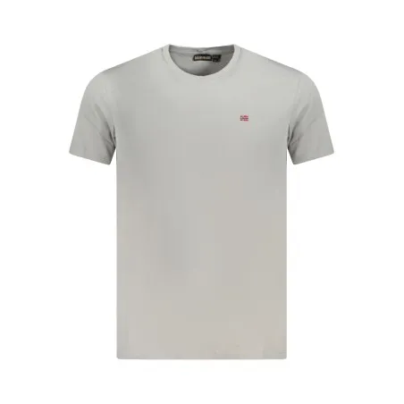 T-SHIRT À MANCHES COURTES NAPAPIJRI HOMME GRIS - NAPAPIJRI