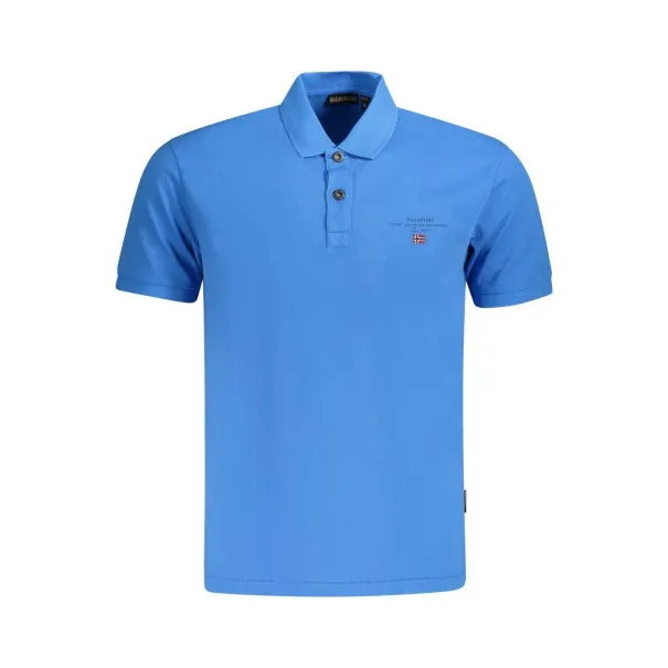 NAPAPIJRI POLO MANCHES COURTES HOMME BLEU - NAPAPIJRI