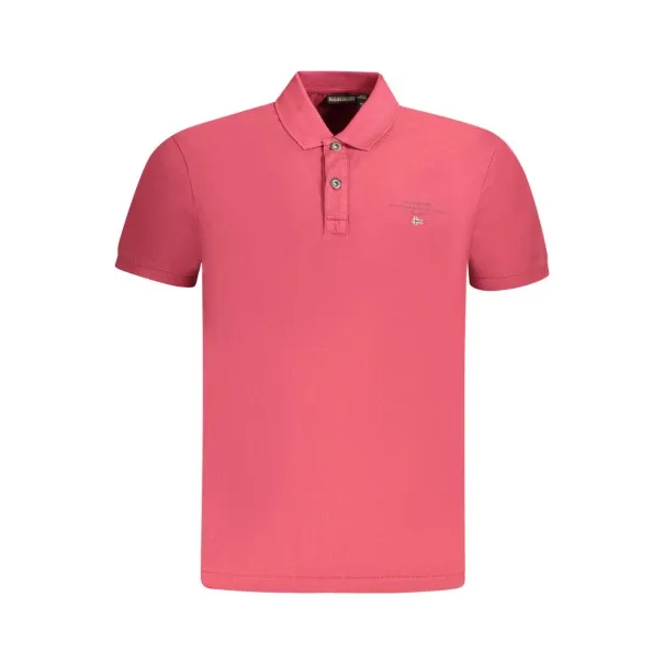 POLO À MANCHES COURTES POUR HOMME NAPAPIJRI ROUGE - NAPAPIJRI