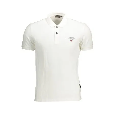 NAPAPIJRI POLO MANCHES COURTES HOMME BLANC - NAPAPIJRI