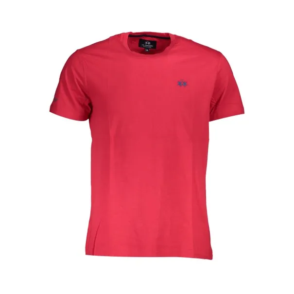 T-SHIRT À MANCHES COURTES POUR HOMME LA MARTINA ROUGE - LA MARTINA