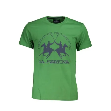 T-SHIRT À MANCHES COURTES POUR HOMME LA MARTINA VERT - LA MARTINA