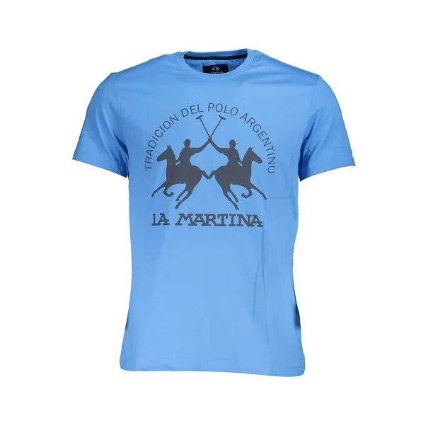 T-SHIRT À MANCHES COURTES POUR HOMME LA MARTINA BLEU - LA MARTINA