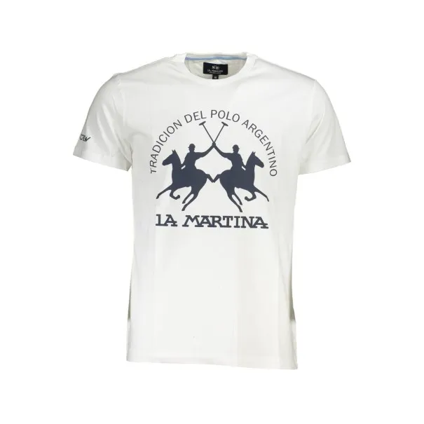 T-SHIRT À MANCHES COURTES POUR HOMME LA MARTINA BLANC - LA MARTINA