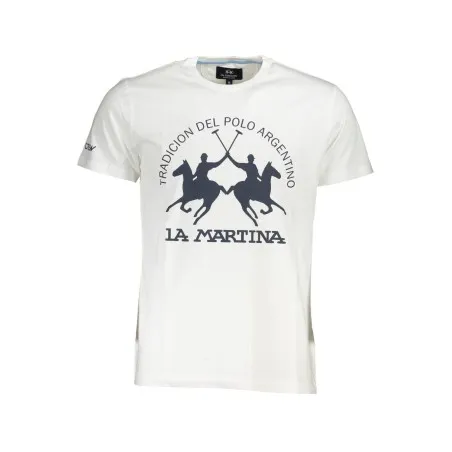 T-SHIRT À MANCHES COURTES POUR HOMME LA MARTINA BLANC - LA MARTINA