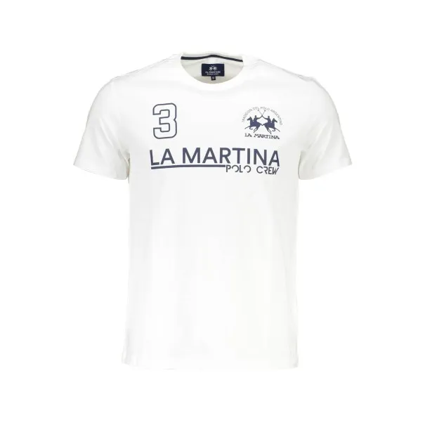 T-SHIRT À MANCHES COURTES POUR HOMME LA MARTINA BLANC - LA MARTINA