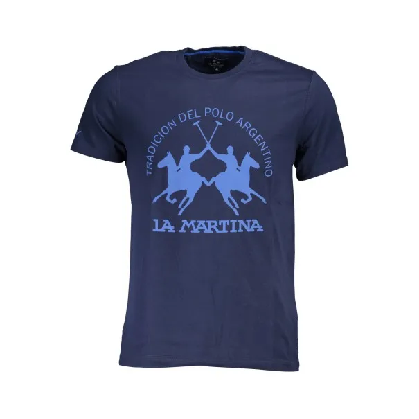 T-SHIRT À MANCHES COURTES POUR HOMME LA MARTINA BLEU - LA MARTINA