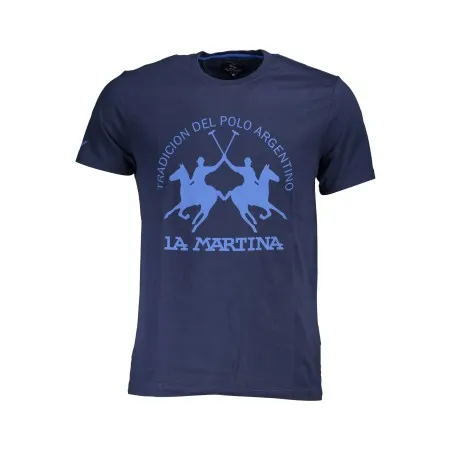 T-SHIRT À MANCHES COURTES POUR HOMME LA MARTINA BLEU - LA MARTINA