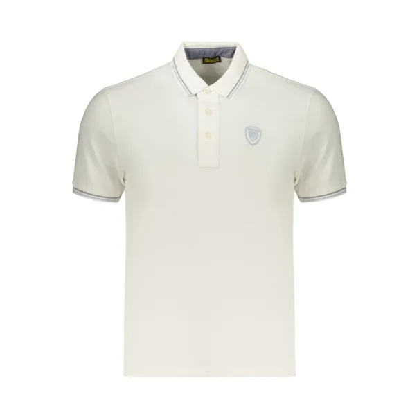 Polo blanc à manches courtes pour homme de la marque Blauer Apparel - BLAUER