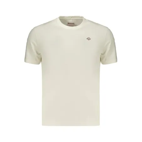 T-shirt blanc à manches courtes pour homme BLAUER APPAREL - BLAUER