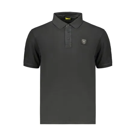 Polo à manches courtes pour homme BLAUER APPAREL, noir - BLAUER