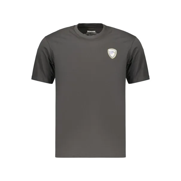 T-shirt à manches courtes pour homme BLAUER APPAREL, noir - BLAUER
