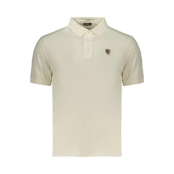 Polo blanc à manches courtes pour homme de la marque Blauer Apparel - BLAUER