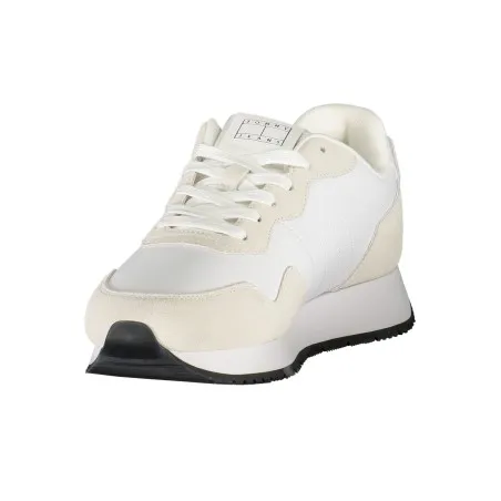 CHAUSSURES DE SPORT POUR HOMMES TOMMY HILFIGER BLANCHES - TOMMY HILFIGER