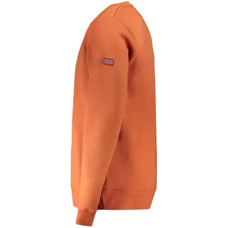 NORVÈGE 1963 SWEAT-SHIRT SANS FERMETURE ÉCLAIR POUR HOMME MARRON - NORWAY 1963