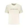 T-shirt beige à manches courtes pour femme Calvin Klein - CALVIN KLEIN