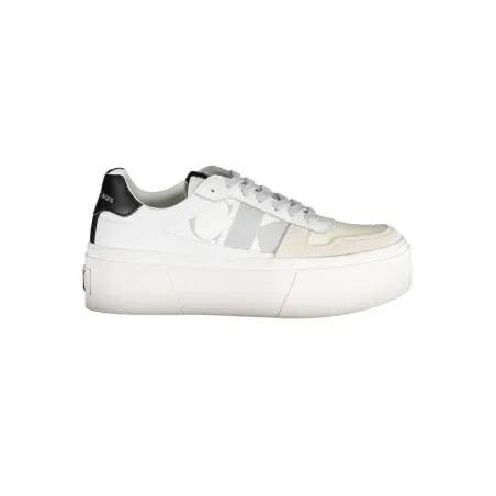 Basket Casual Femme CALVIN KLEIN  YW0YW01227F_BIANCO_03A - CALVIN KLEIN