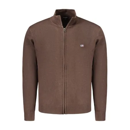 NORVÈGE 1963 CARDIGAN HOMME MARRON - NORWAY 1963