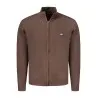 NORVÈGE 1963 CARDIGAN HOMME MARRON - NORWAY 1963