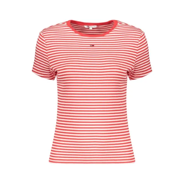 T-shirt à manches courtes pour femme Tommy Hilfiger, rouge - TOMMY HILFIGER