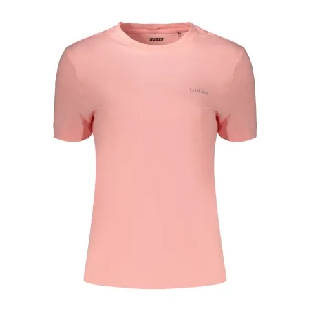 T-shirt à manches courtes rose Guess Jeans pour femme - GUESS JEANS
