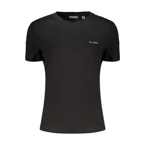 T-shirt noir à manches courtes Guess Jeans pour femme - GUESS JEANS