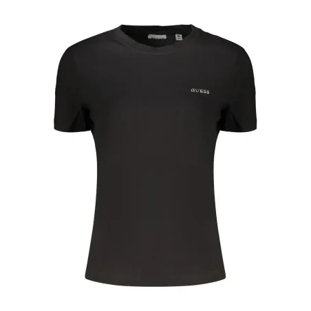 T-shirt noir à manches courtes Guess Jeans pour femme - GUESS JEANS