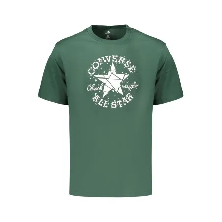 T-shirt Converse vert à manches courtes pour homme - CONVERSE