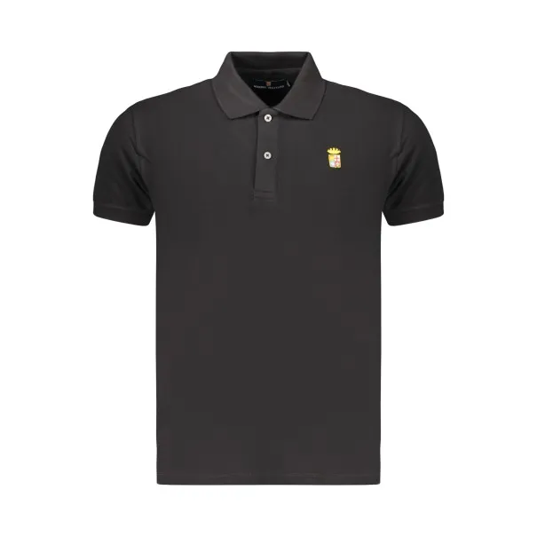 Polo noir à manches courtes pour homme de la marine - MARINA MILITARE