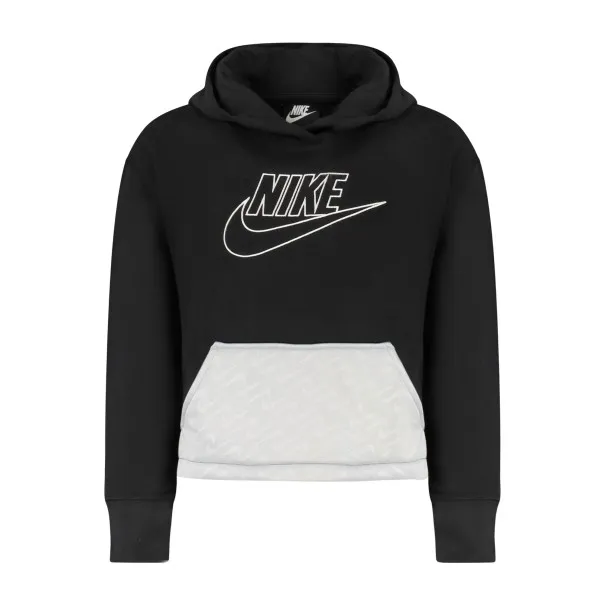 SWEAT-SHIRT ZIPPÉ NOIR NIKE POUR ENFANT - NIKE