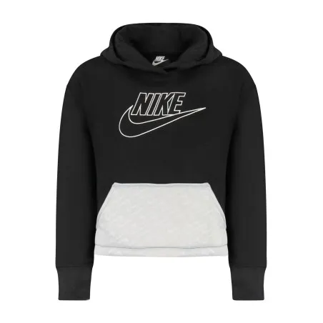 SWEAT-SHIRT ZIPPÉ NOIR NIKE POUR ENFANT - NIKE
