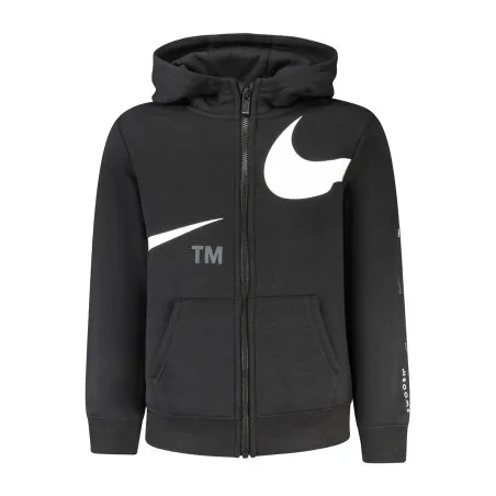 SWEAT-SHIRT ZIPPÉ NOIR NIKE POUR ENFANT - NIKE