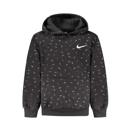 SWEAT-SHIRT ZIPPÉ NOIR NIKE POUR ENFANT - NIKE