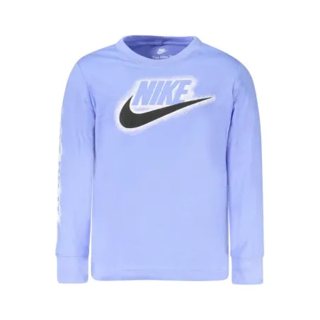 T-SHIRT À MANCHES LONGUES NIKE POUR ENFANT, BLEU - NIKE