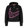 SWEAT-SHIRT ZIPPÉ NOIR NIKE POUR FILLE - NIKE