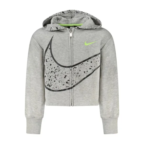 SWEAT-SHIRT ZIPPÉ NIKE POUR FILLE, GRIS - NIKE