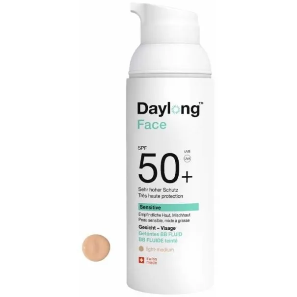 Ecran Solaire DAYLONG FACE SENSITIVE BB FELUIDE SPF50+ 50ML - Ecran Solaire DAYLONG FACE SENSITIVE BB FELUIDE SPF50+ 50ML -