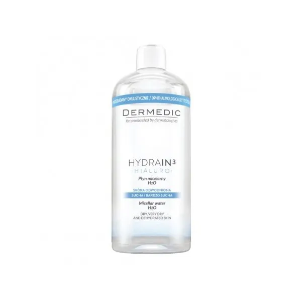 Eau micellaire DERMEDIC HYDRAIN 3 500ML - DERMEDIC Eau micellaire DERMEDIC HYDRAIN 3 500ML - DERMEDIC