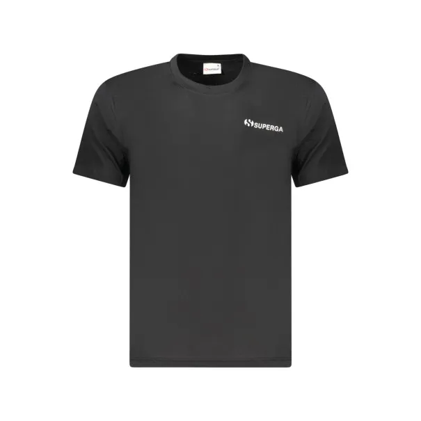 T-shirt noir à manches courtes Superga pour homme - SUPERGA