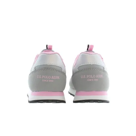 US POLO ASSN. CHAUSSURES DE SPORT GRISES POUR FILLES - U.S. POLO ASSN