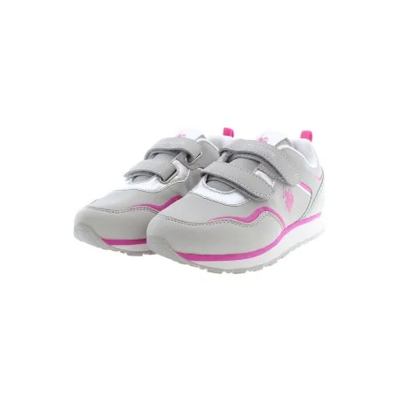 US POLO ASSN. CHAUSSURES DE SPORT GRISES POUR FILLES - U.S. POLO ASSN