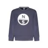 SWEAT-SHIRT FERMETURE ÉCLAIR BLEU POUR ENFANTS NORTH SAILS - NORTH SAILS