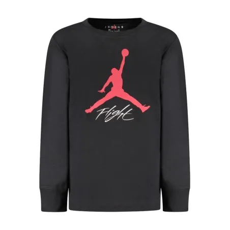 T-SHIRT JORDAN À MANCHES LONGUES POUR ENFANT, NOIR - NIKE