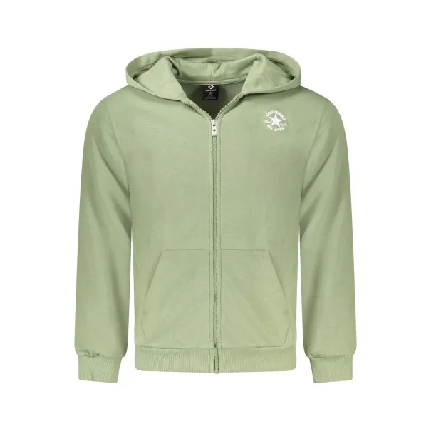 Sweat-shirt zippé vert Converse pour enfants - CONVERSE
