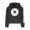 Sweat à capuche zippé Converse pour fille, noir - CONVERSE